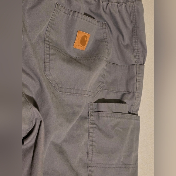 Carhartt Unisex Multi-Cargo Scrub Pants Gray Sz M EUC - Picture 4 of 7